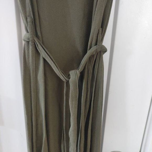 Green Slip Dress - Picture 2 of 3